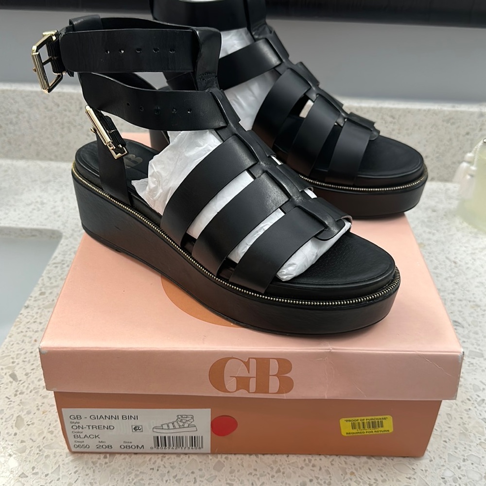 Black sandals